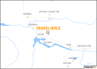 map of New Reliance