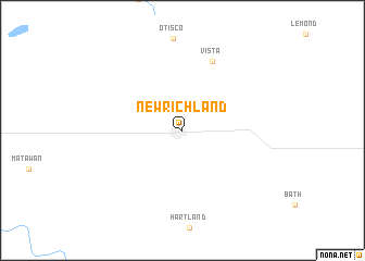 map of New Richland