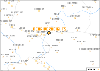 map of New River Heights