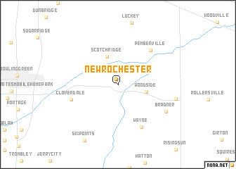 map of New Rochester