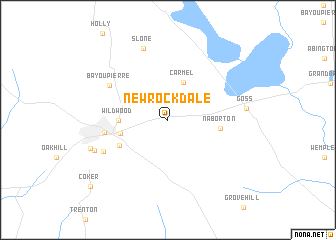 map of New Rockdale