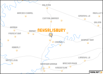 map of New Salisbury