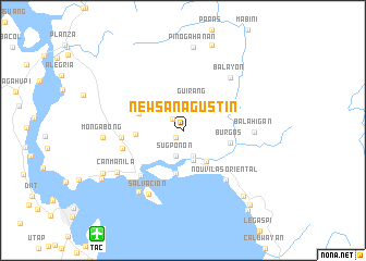 map of New San Agustin