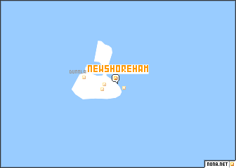 map of New Shoreham