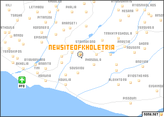 map of New Site of Kholetria