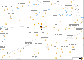 map of New Smithville