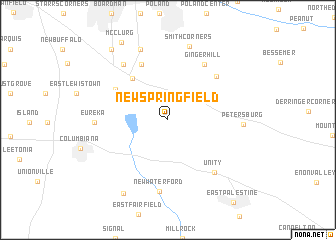 map of New Springfield