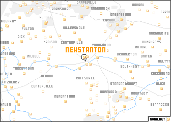 map of New Stanton