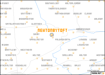 map of Newton by Toft