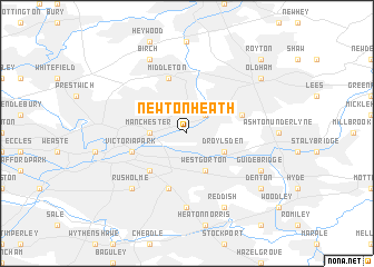 map of Newton Heath