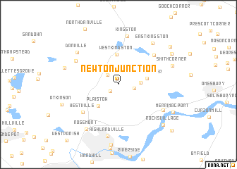 map of Newton Junction