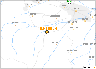 map of Newtonow