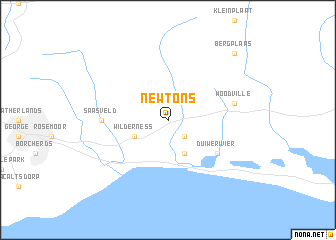 map of Newtons