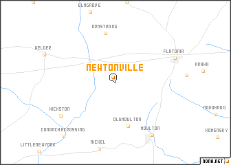 map of Newtonville