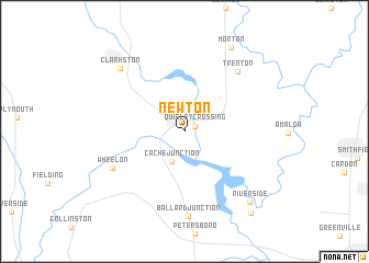 map of Newton