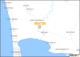 map of Newton