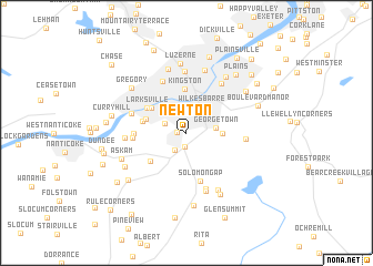 map of Newton