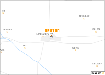 map of Newton