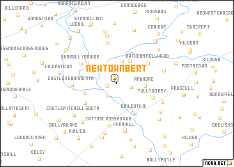 map of Newtownbert