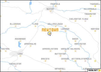 map of Newtown