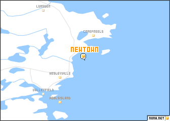 map of Newtown