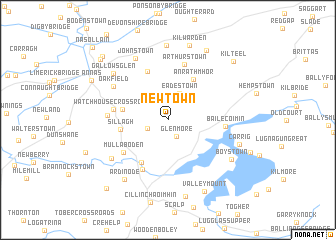 map of Newtown