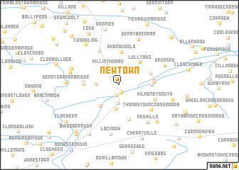 map of Newtown