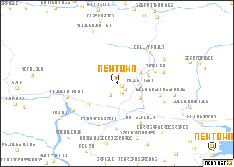 map of Newtown