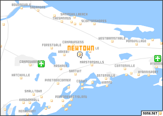 map of Newtown