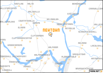 map of Newtown