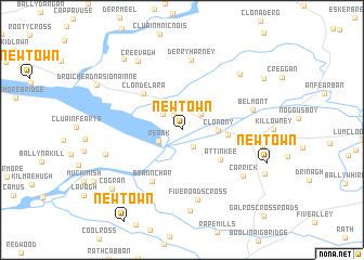 map of Newtown