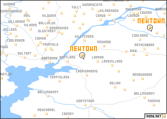 map of Newtown