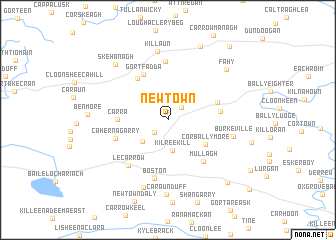 map of Newtown