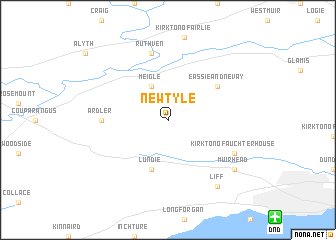 map of Newtyle