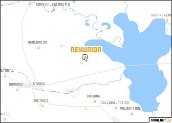 map of New Union