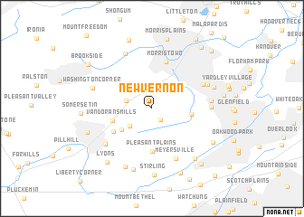 map of New Vernon