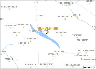 map of New Vernon