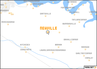 map of Newville