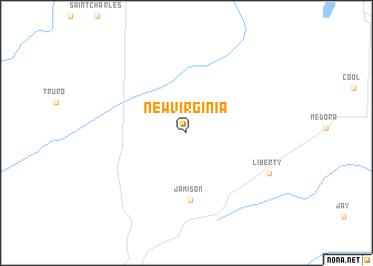 map of New Virginia