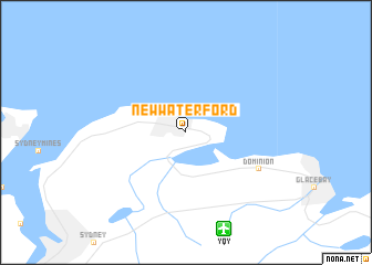 map of New Waterford