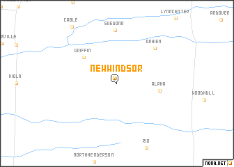 map of New Windsor