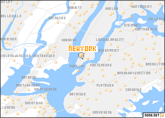 map of New York