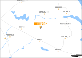 map of New York