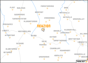 map of New Zion