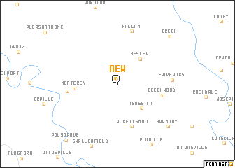 map of New