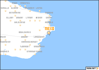 map of Nexø