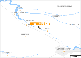 map of Neyakovskiy