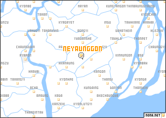 map of Neyaunggon