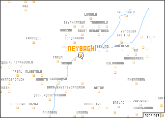 map of Ney Bāghī
