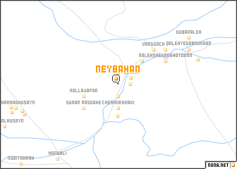 map of Neybahān